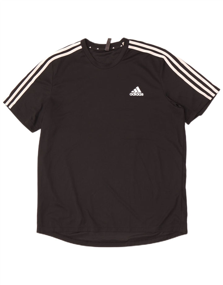 Adidas Hommes Aeroready T-Shirt Top XL Noir Polyester