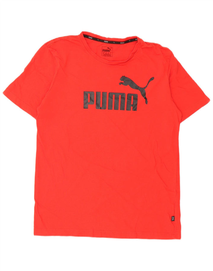 Puma T-Shirt Graphic Homme Rouge Moyen Coton
