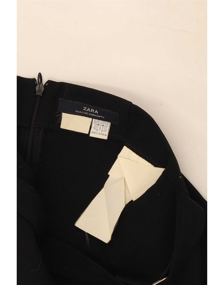 Zara Femme Mini Jupe EU 40 Moyen W30 Noir