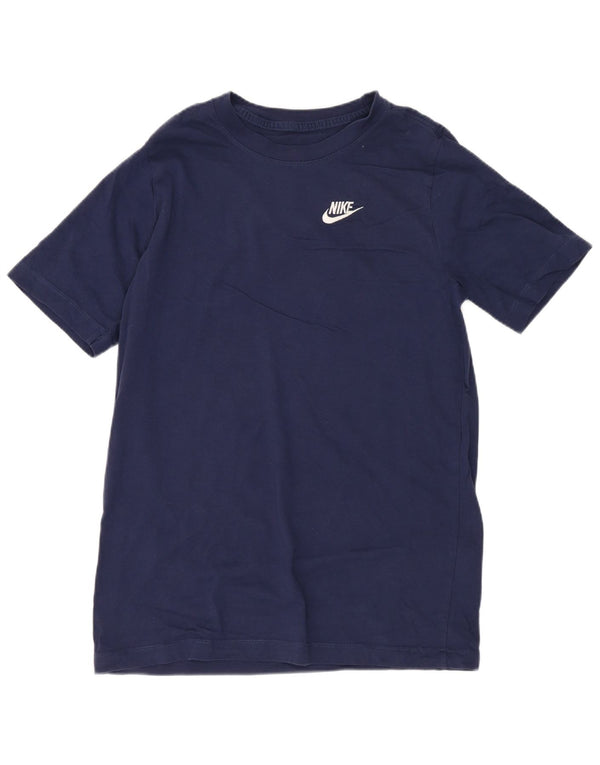 Nike Garçon T-Shirt Top 13-14 ans XL Bleu Marine Coton