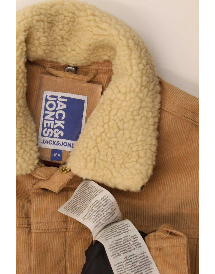 Jack & Jones Veste en Velours Côtelé Garçon 13-14 ans Beige Coton