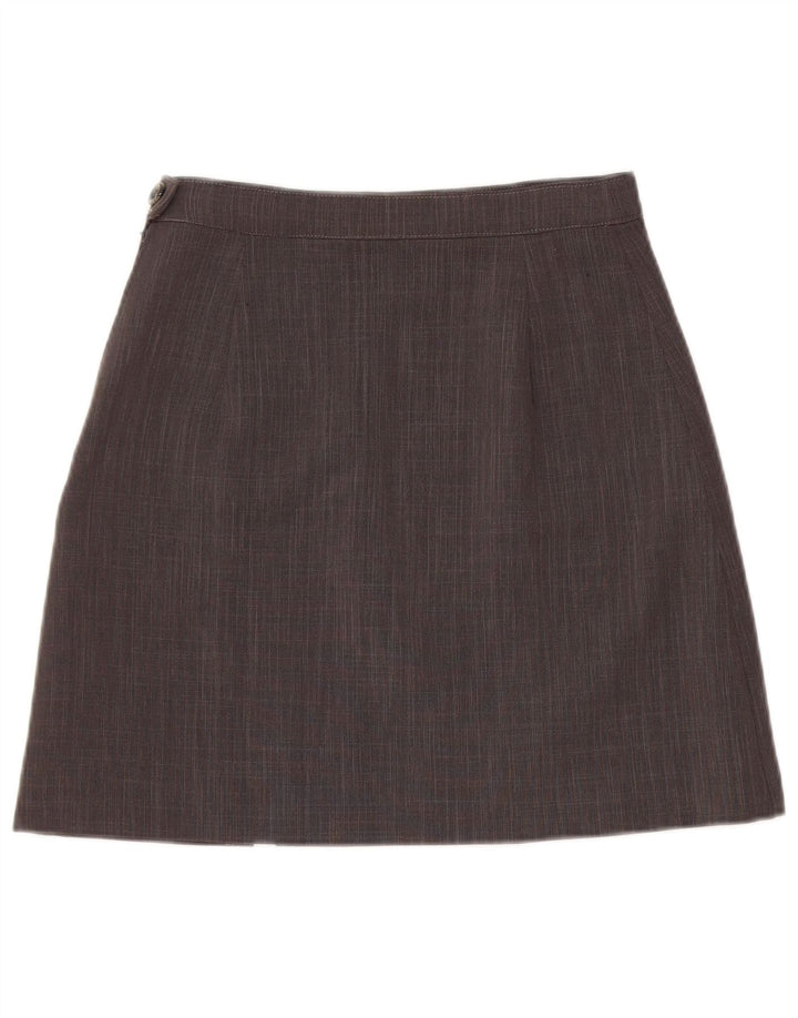 VINTAGE Jupe trapèze femme W26 Petit Gris