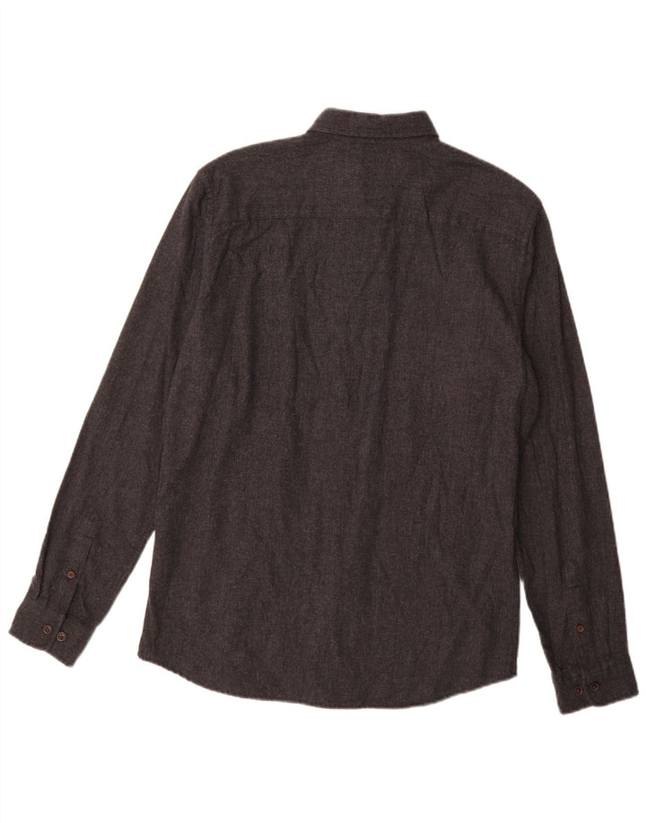 JACK & JONES Chemise Flanelle Homme Gris Moyen Coton
