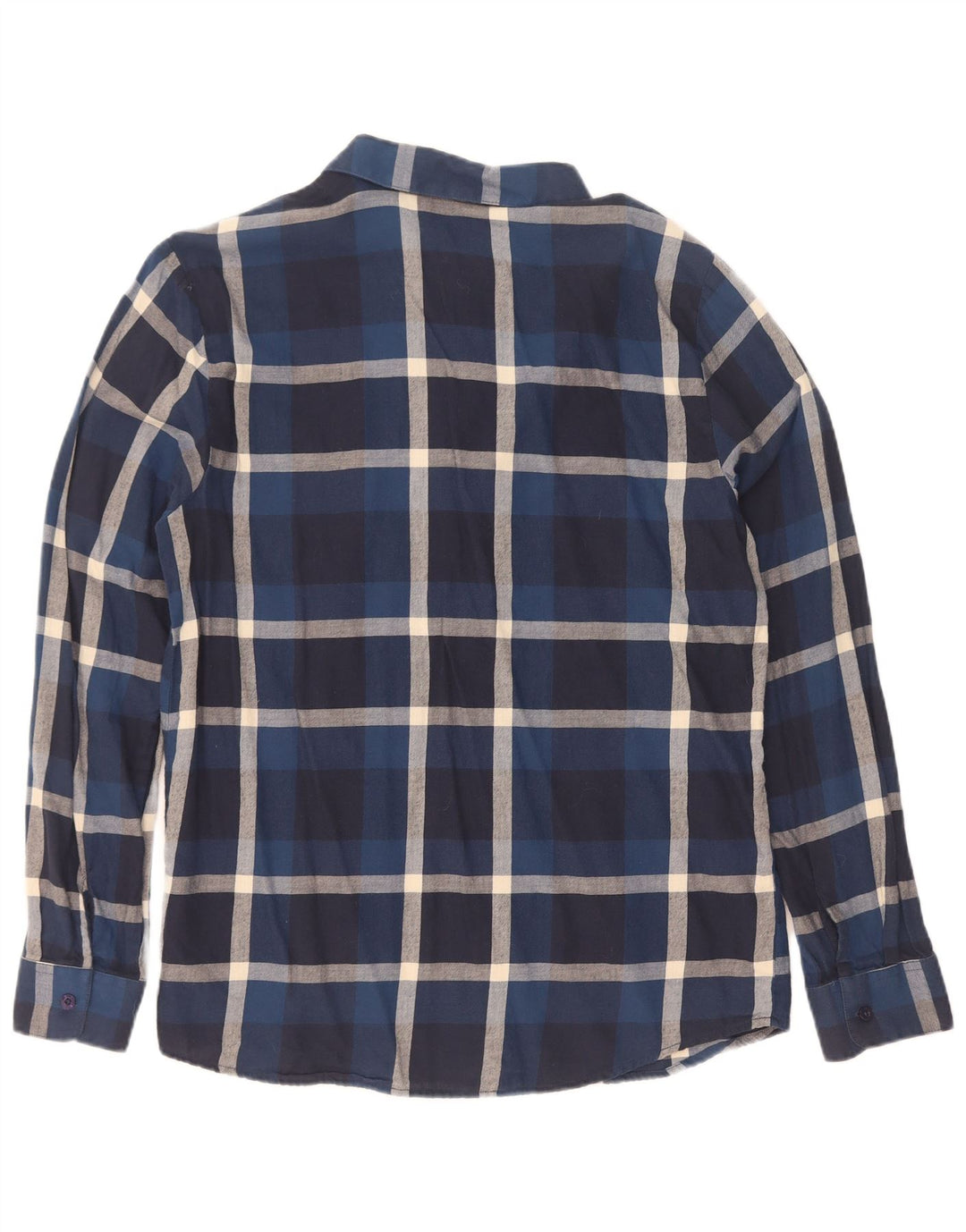 Volcom Chemise en flanelle pour homme en coton à carreaux bleu marine moyen