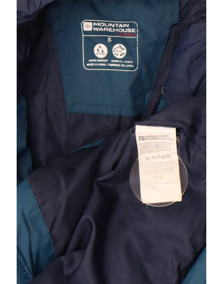 Mountain Warehouse Veste matelassée à capuche pour homme UK 36 Small Bleu Colorblock