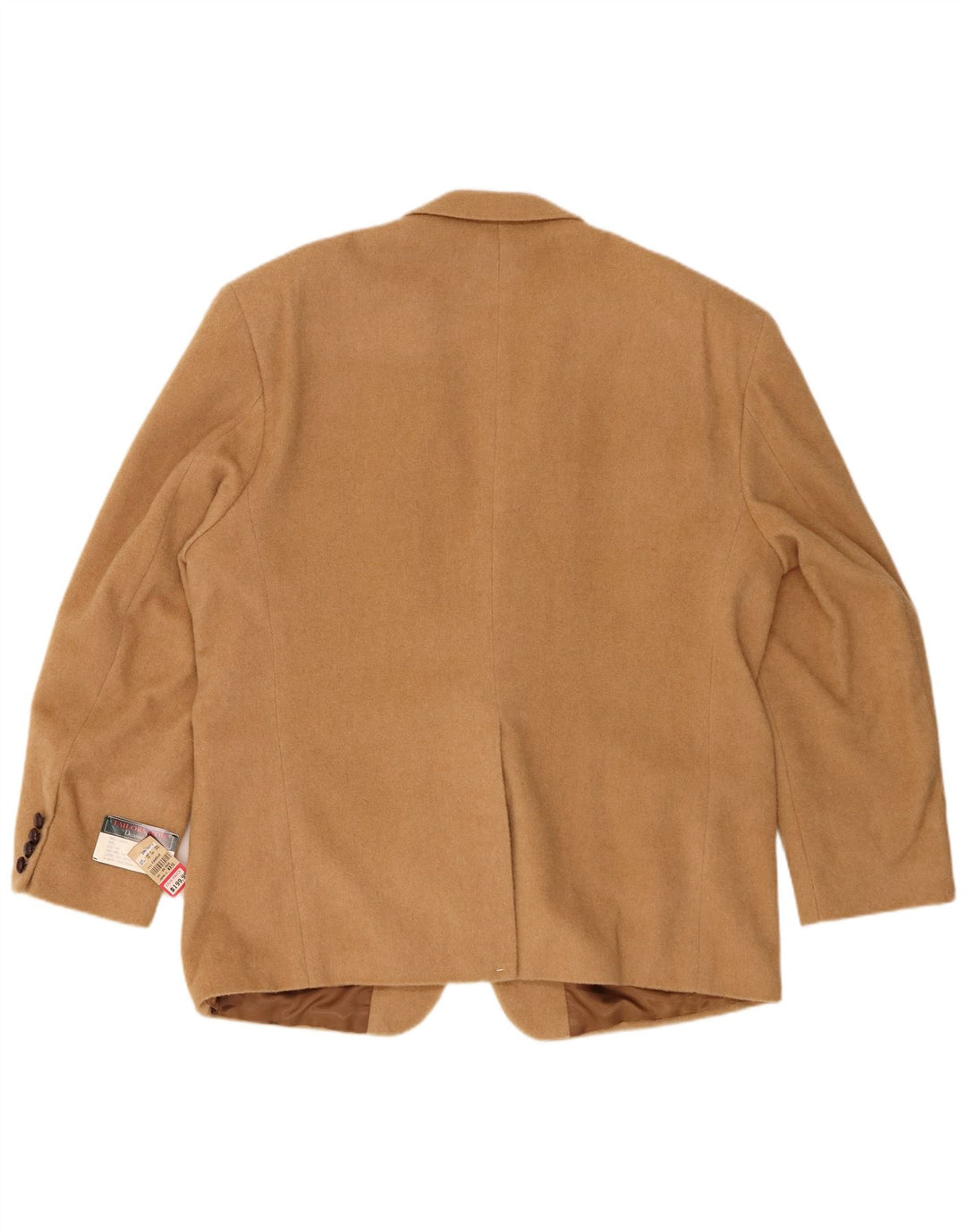 Deansgate Veste blazer à 2 boutons pour homme UK 46 3XL Beige Camelhair