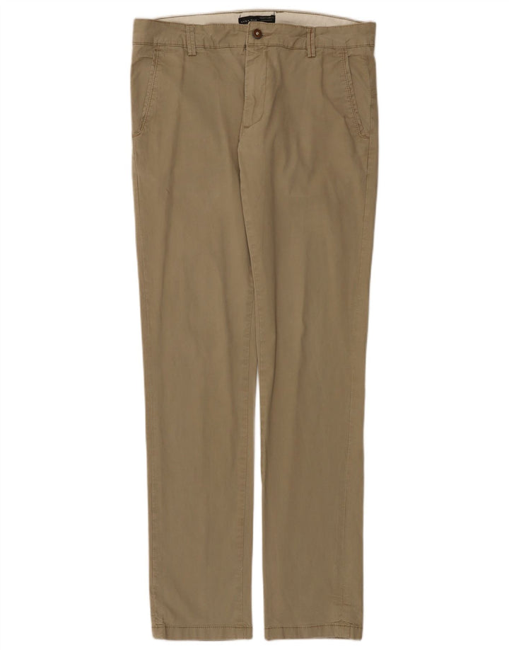 Zara Pantalon Chino Slim Homme EU 40 Medium W31 L34 Kaki