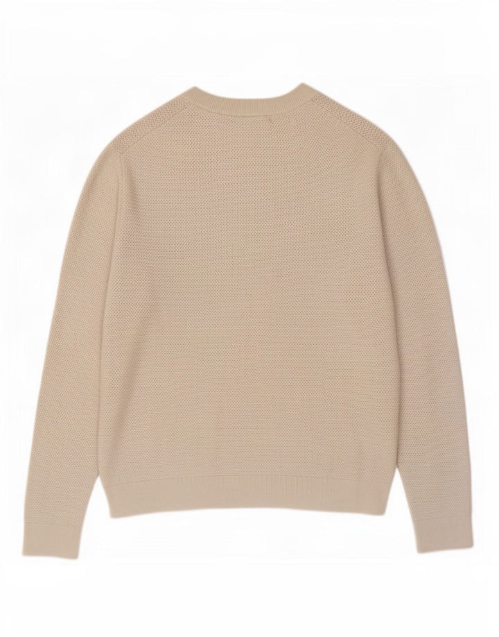 Reiss Pull Col Ras du Cou Homme Nylon Beige Moyen