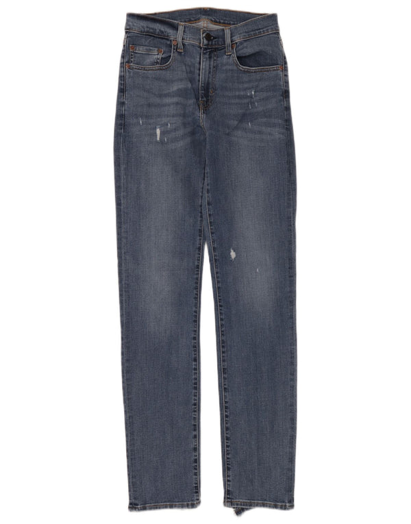 Levi's Jean Slim Effet Déchiré W26 L32 Femme Bleu