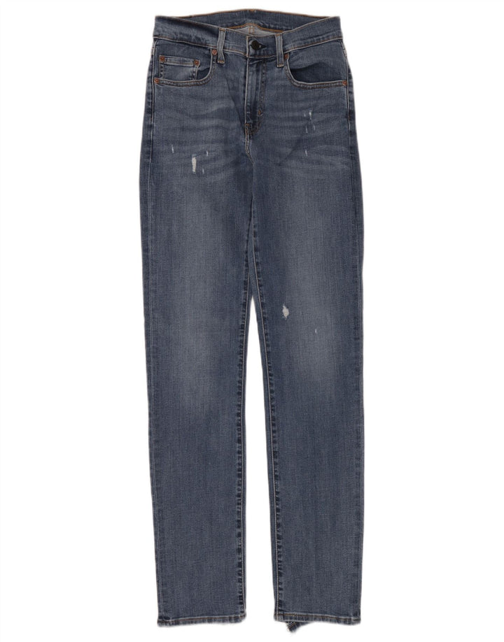 Levi's Jean Slim Effet Déchiré W26 L32 Femme Bleu