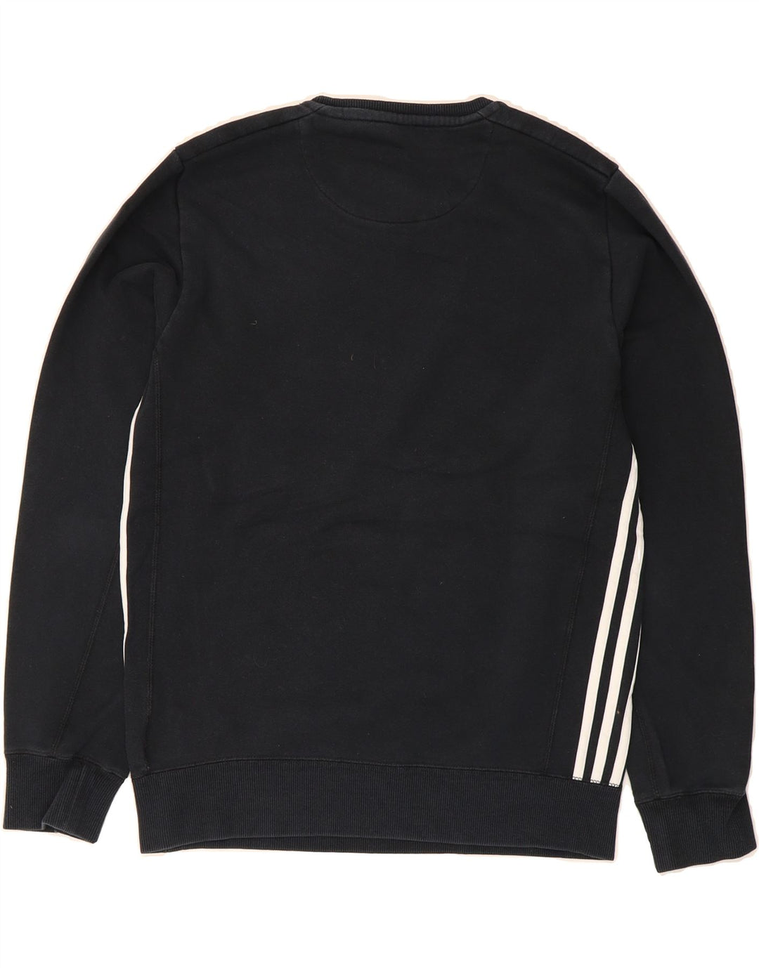 ADIDAS Mens Sweatshirt Jumper Small Black Cotton Vintage Adidas and Second-Hand Adidas from Messina Hembry 