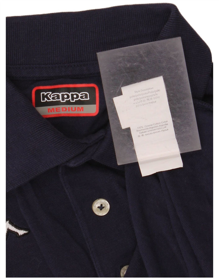 KAPPA Polo Homme Bleu Marine Moyen Coton