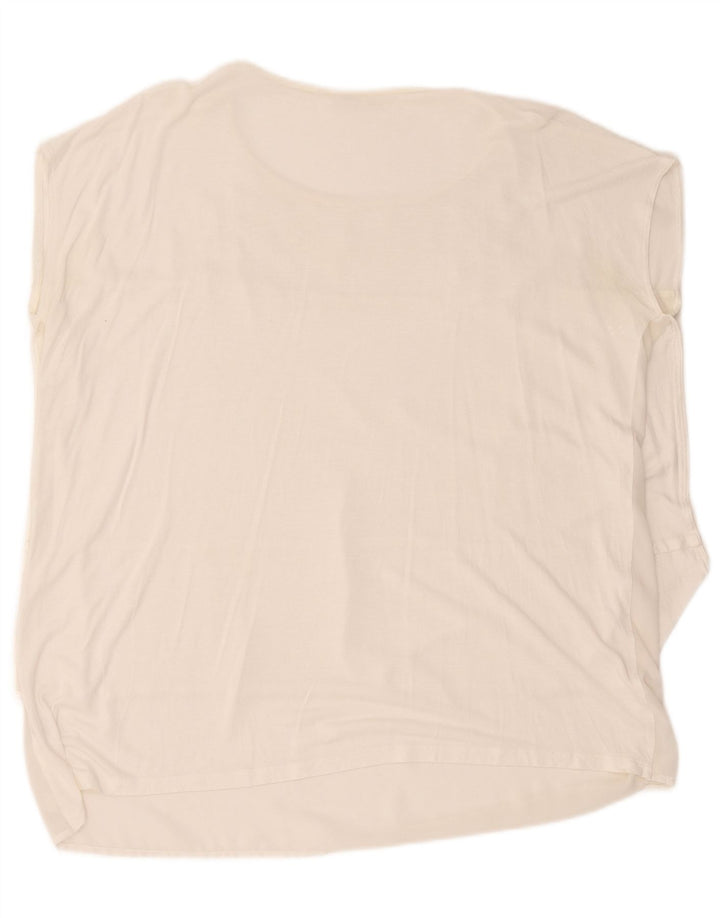 Guess Chemisier sans manches pour femme UK 18 XL Blanc
