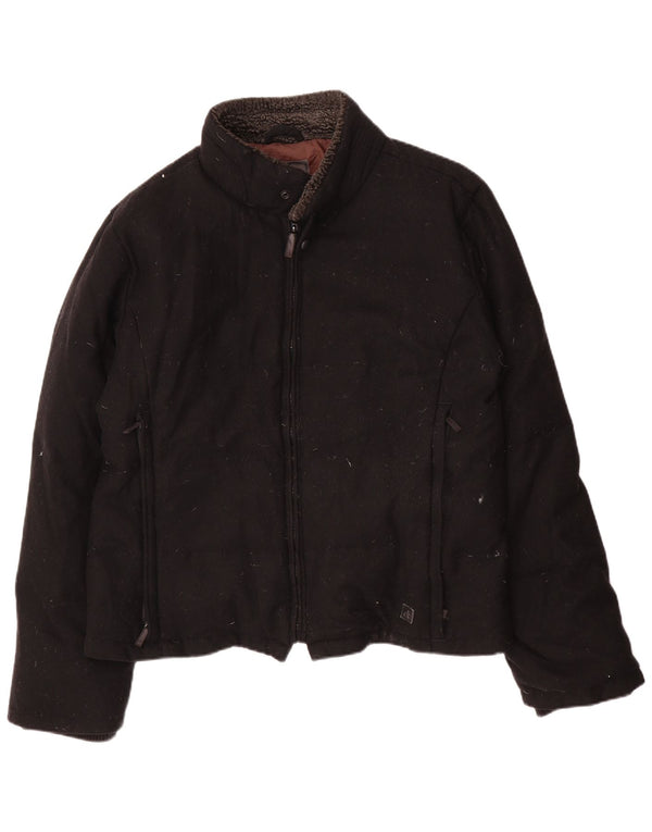 Calvin Klein Veste matelassée pour hommes IT 54 2XL Laine noire