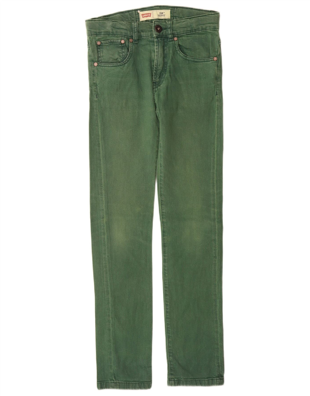 LEVI'S Jean skinny 510 garçon 11-12 ans W24 L28 vert coton