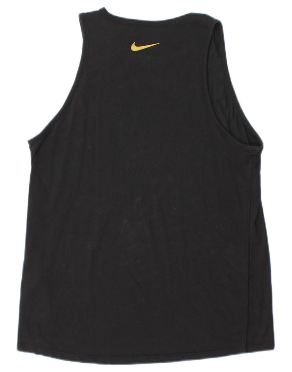 Nike Mens Athletic Cut Graphic Débardeur Petit Noir Coton