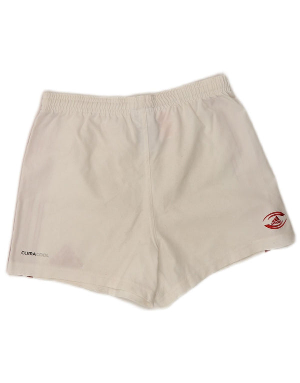 Adidas Garçon Climacool Sport Short 9-10 ans Blanc Polyester