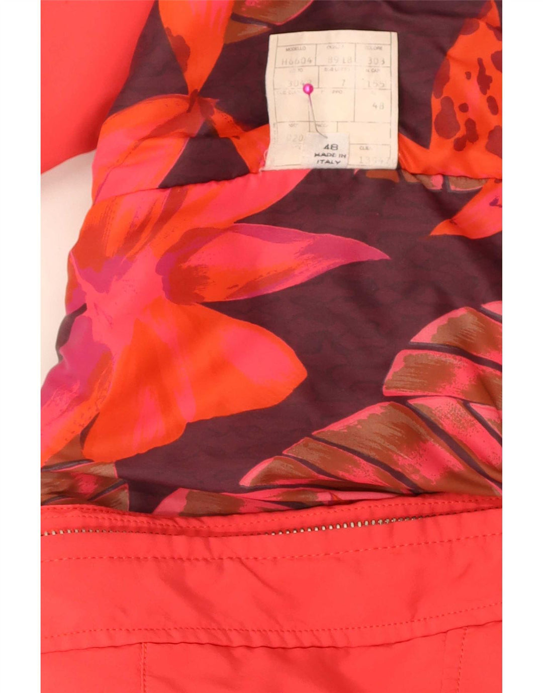 Belfe Veste coupe-vent coupe décontractée pour femme IT 48 XL Nylon rouge