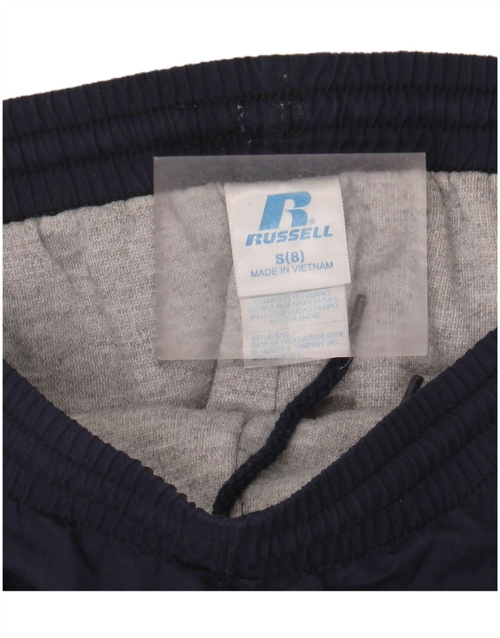 Russell Athletic Pantalon coupe-vent pour garçon 7-8 ans Bleu marine Taille S
