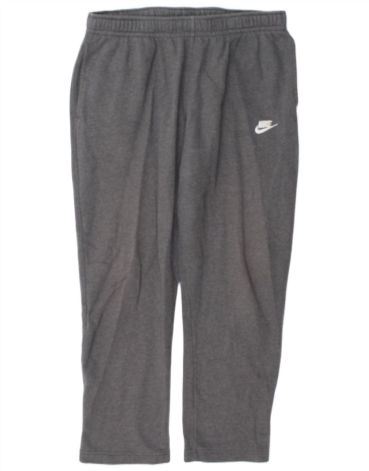 Nike Pantalon de survêtement XL en coton moucheté gris