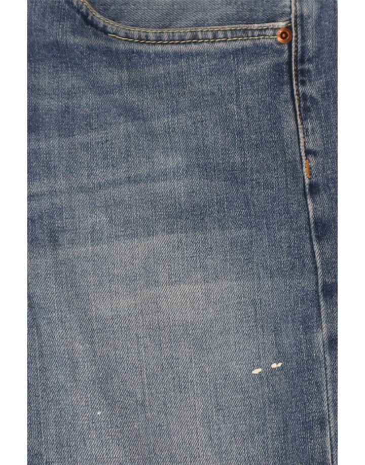 Zara Jean droit pour homme EU 44 Large W34 L29 Bleu