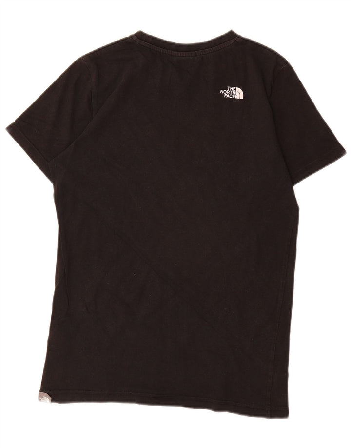 THE NORTH FACE T-Shirt Graphique Garçon 14-15 Ans XL Noir Coton