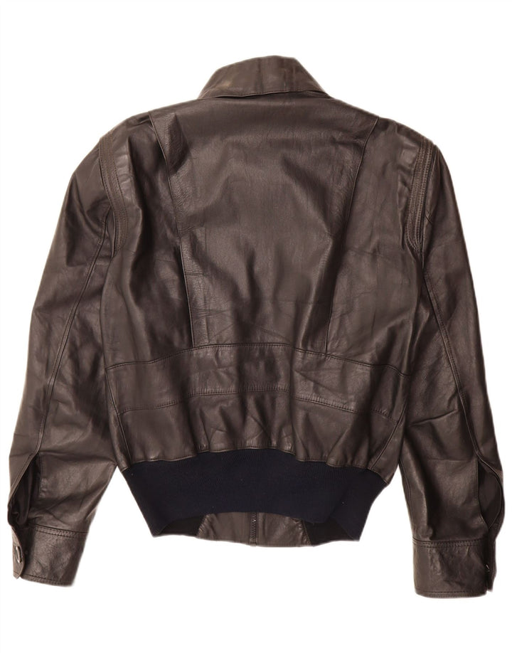 Veste en cuir Albert pour femme UK 16 Large Marron