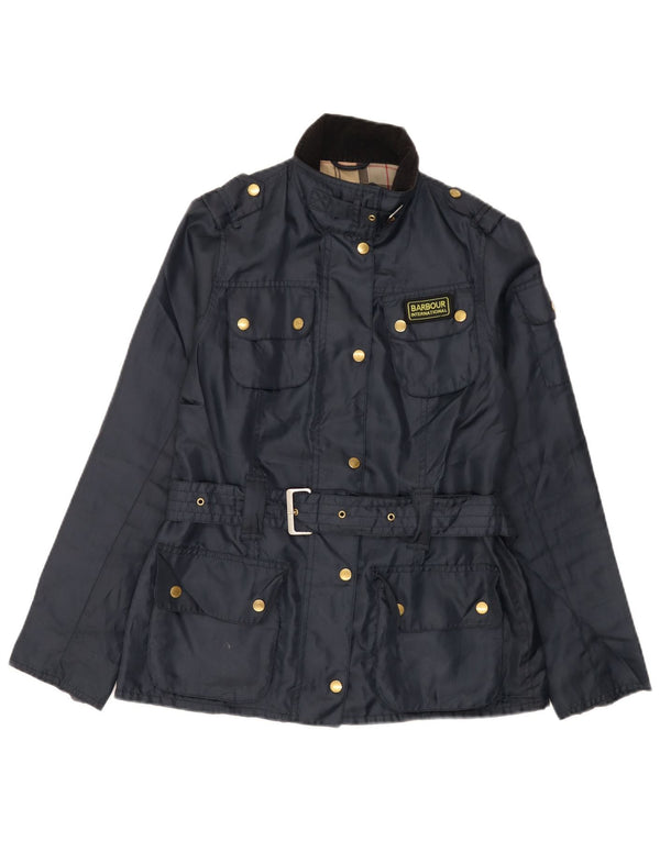 Barbour Veste utilitaire pour femme UK 10 Small Bleu marine Polyester