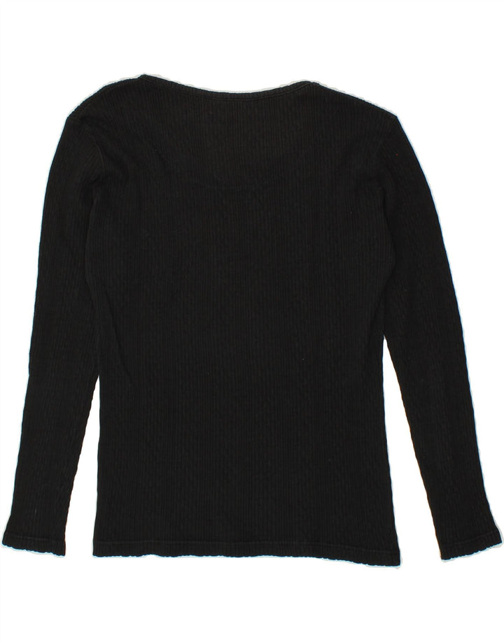 WRANGLER Girls Top Long Sleeve 13-14 Years Large Black Vintage Wrangler and Second-Hand Wrangler from Messina Hembry 