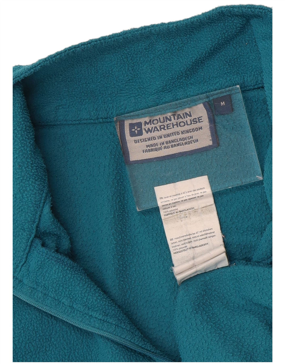 MOUNTAIN WAREHOUSE Pull Polaire Col Zippé Homme Bleu Moyen Polyester