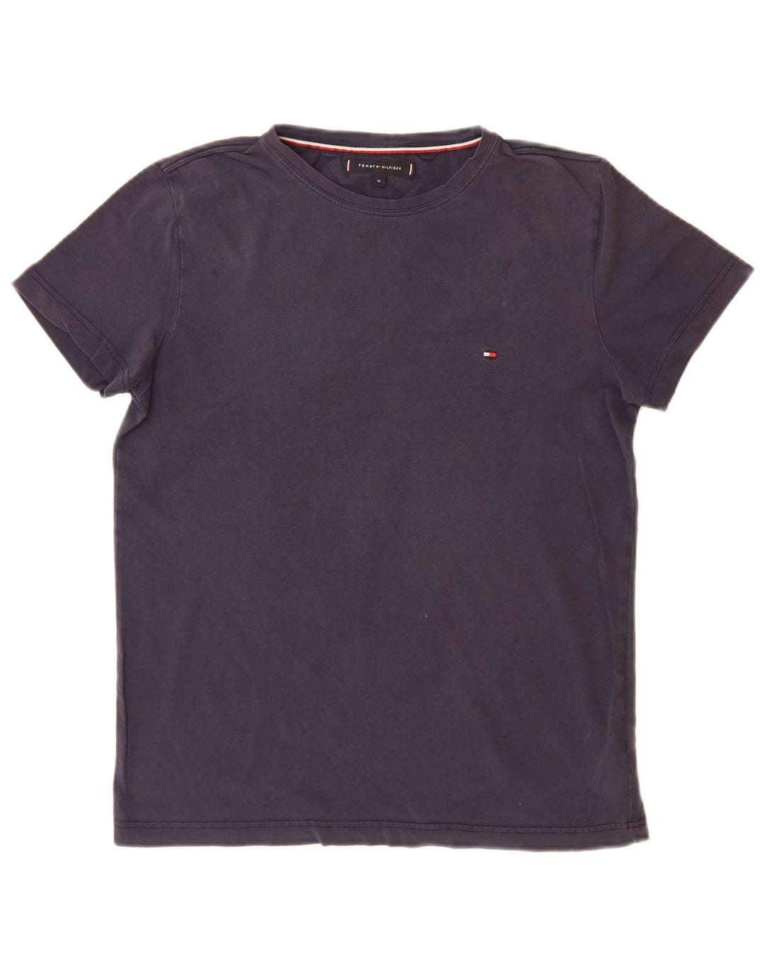 TOMMY HILFIGER T-Shirt Homme Bleu Marine Moyen Coton