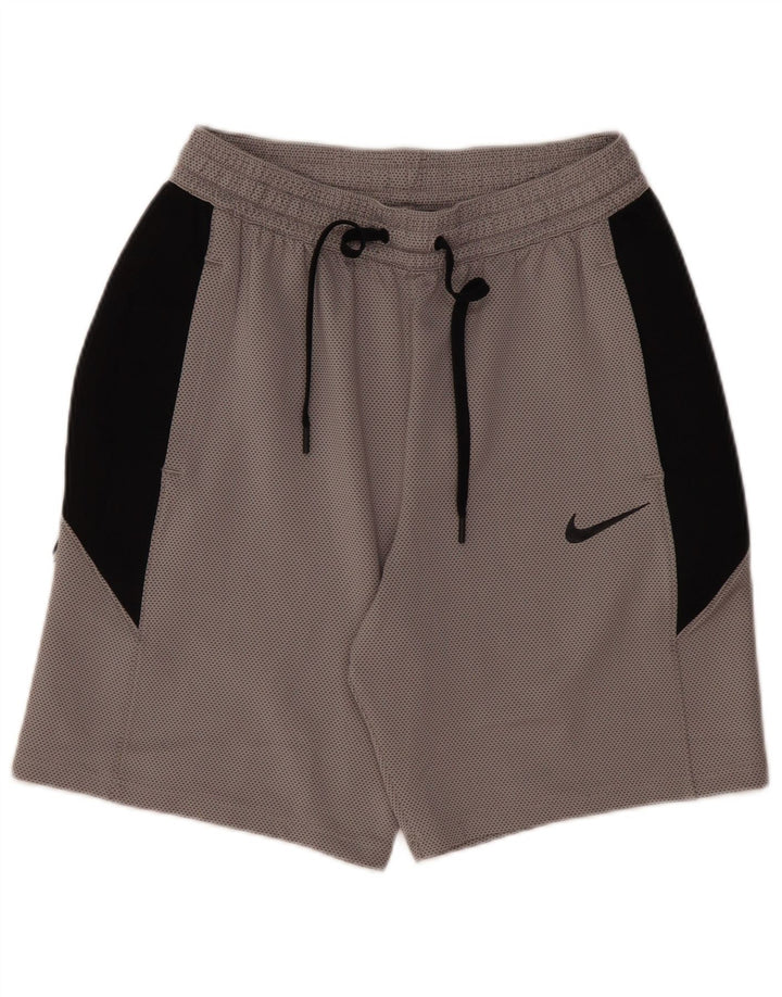 Nike Short de sport Dri Fit pour homme en polyester color block Taille L