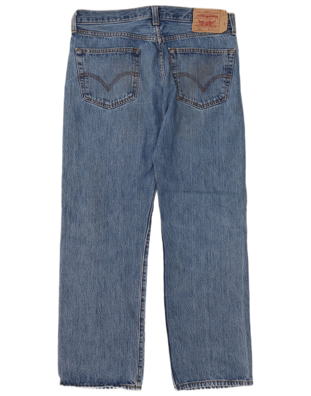Levi's Jean Droit 501 Homme Bleu W36 L30 Coton
