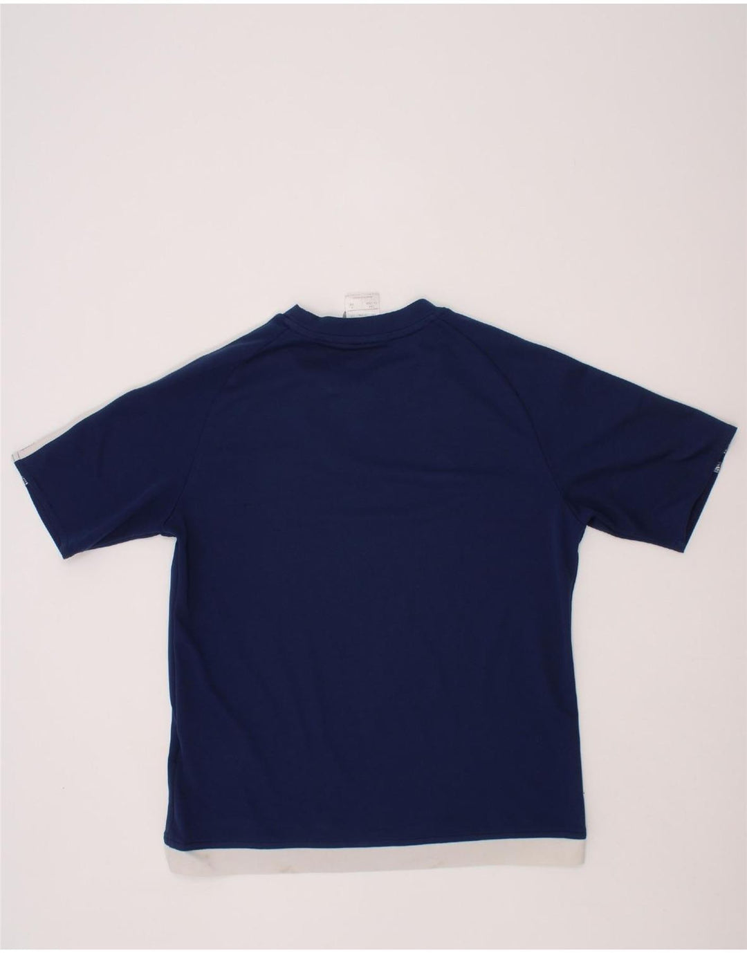 ADIDAS Boys Climalite T-Shirt Top 11-12 Years Navy Blue Polyester Vintage Adidas and Second-Hand Adidas from Messina Hembry 