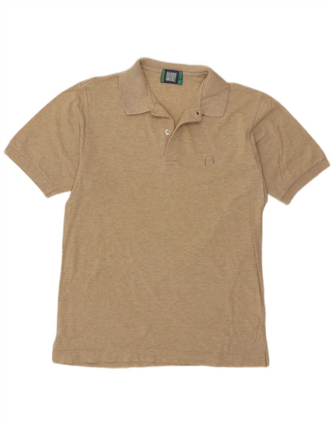 Sergio Tacchini Polo Homme Coton Chiné Beige Moyen