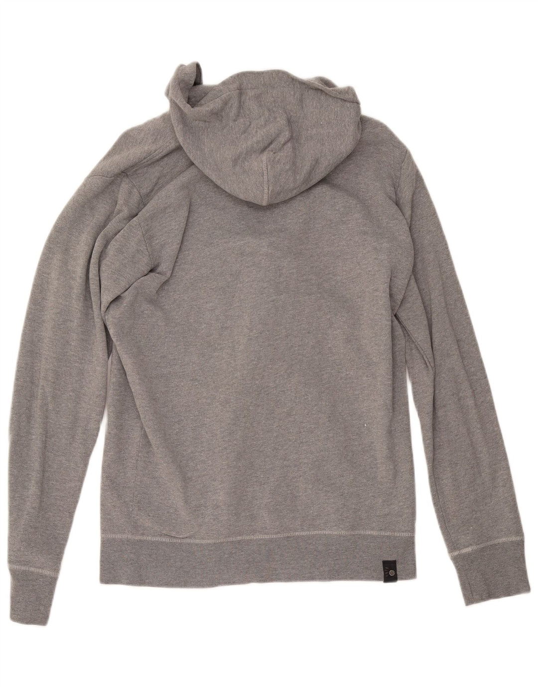 Diesel Pull à capuche zippé pour femme UK 16 Large Gris