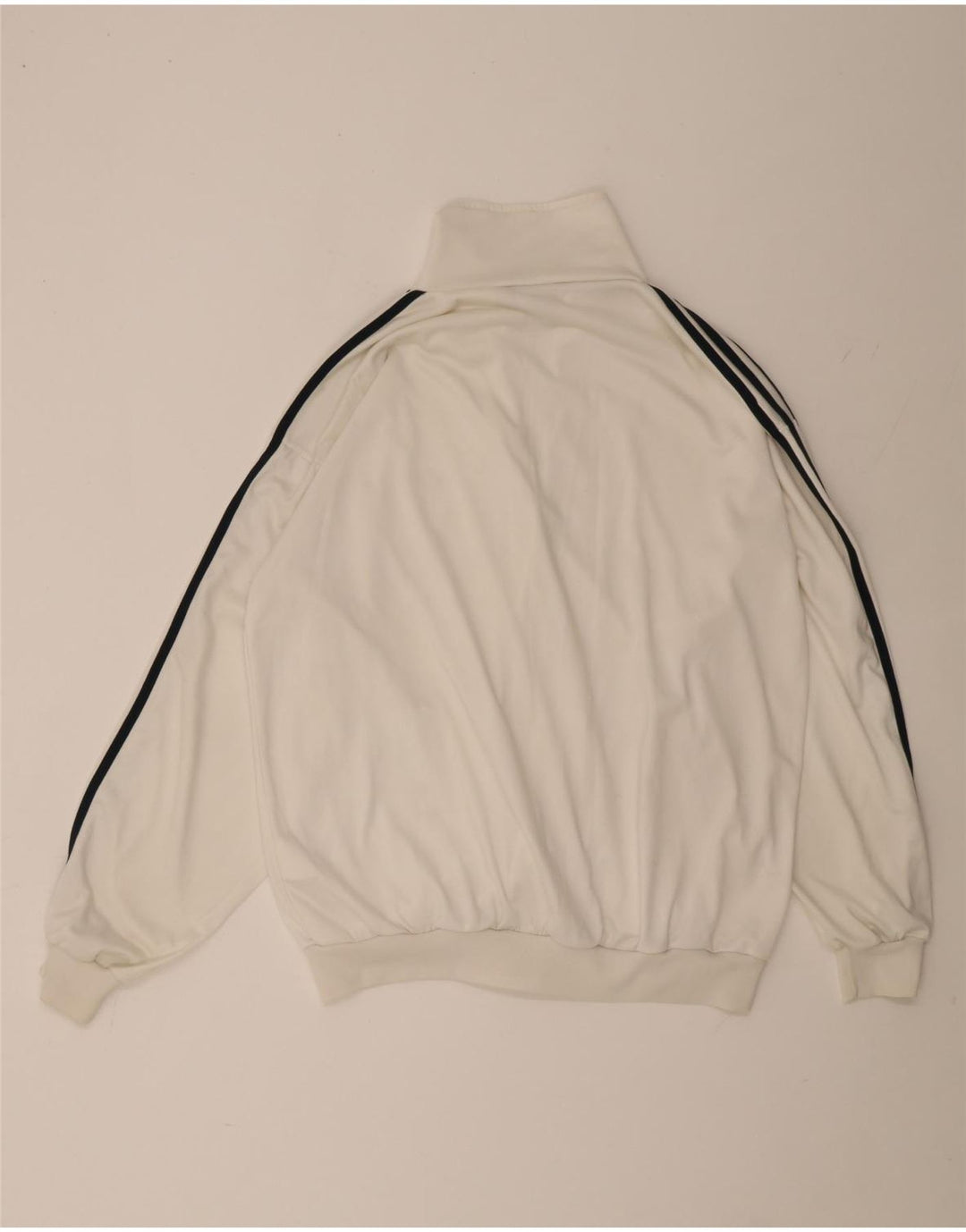 Adidas Veste de survêtement pour homme UK 40/42 Polyester blanc moyen