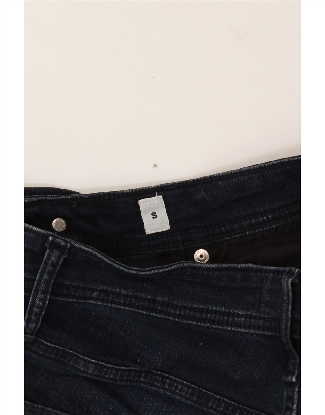 JACK & JONES Mens Regular Denim Shorts Small W29 Navy Blue Cotton Vintage Jack & Jones and Second-Hand Jack & Jones from Messina Hembry 
