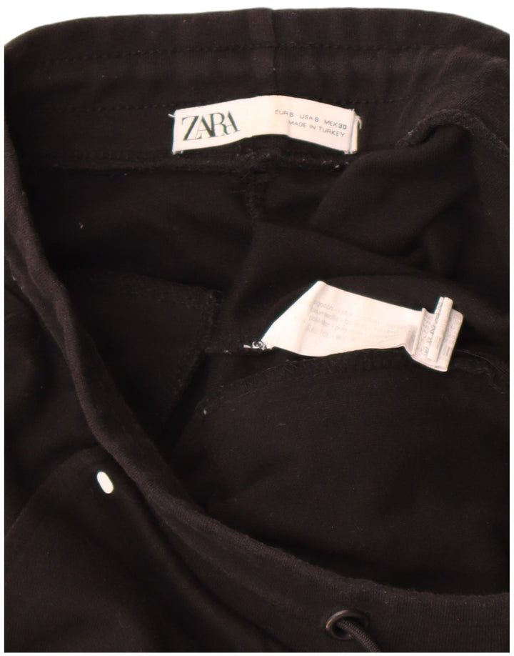 Zara Pantalon De Survêtement Homme Petit Noir Coton