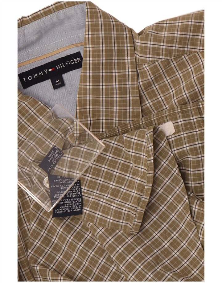 Tommy Hilfiger Chemise Homme Medium Kaki Check Cotton