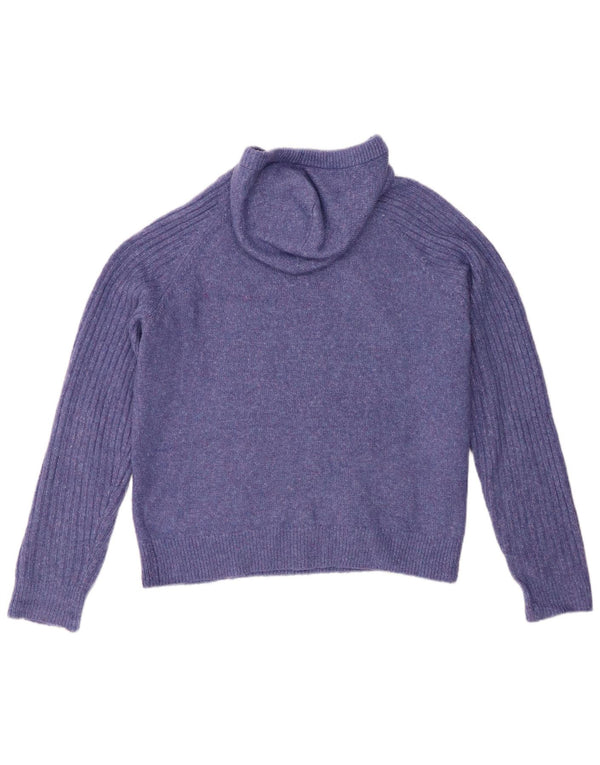 Marks & Spencer Pull à capuche surdimensionné pour femme UK 14 Violet moyen