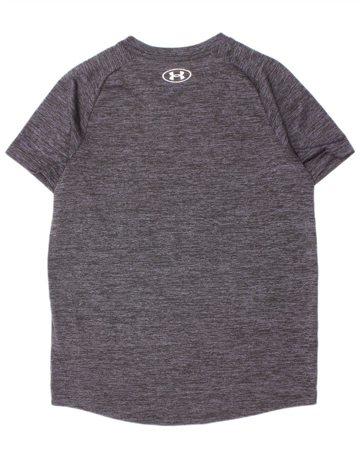 Under Armour T-Shirt Garçon 9-10 ans Gris Moyen Moucheté Polyester