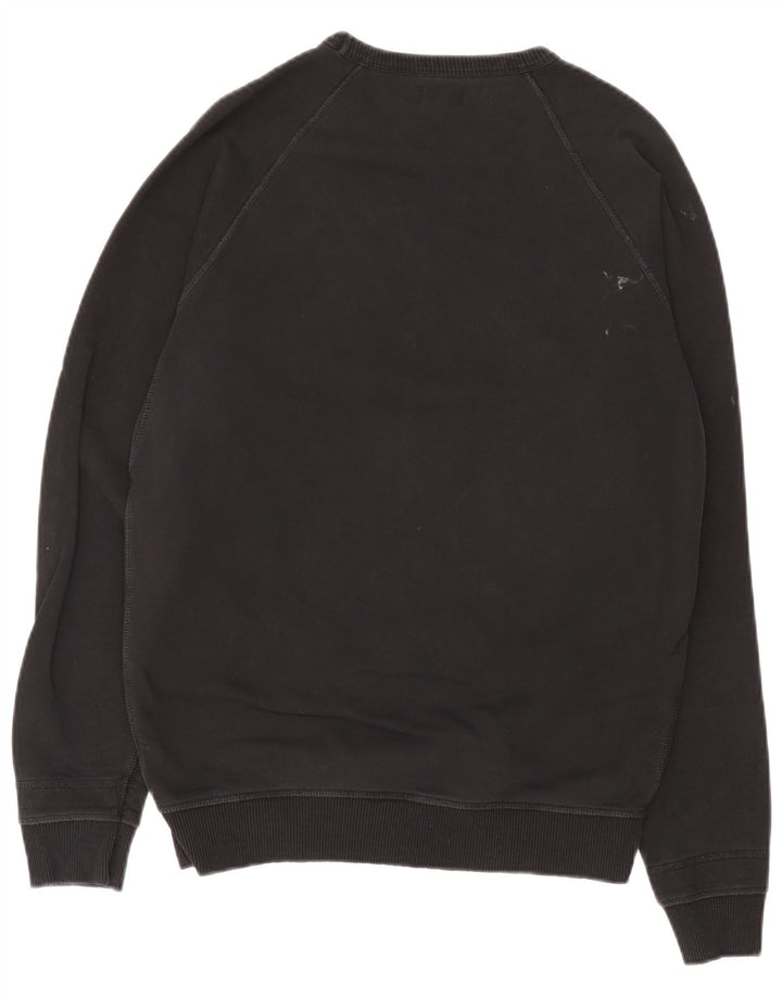 Diesel Sweat-Shirt Graphique Homme Noir Moyen Coton
