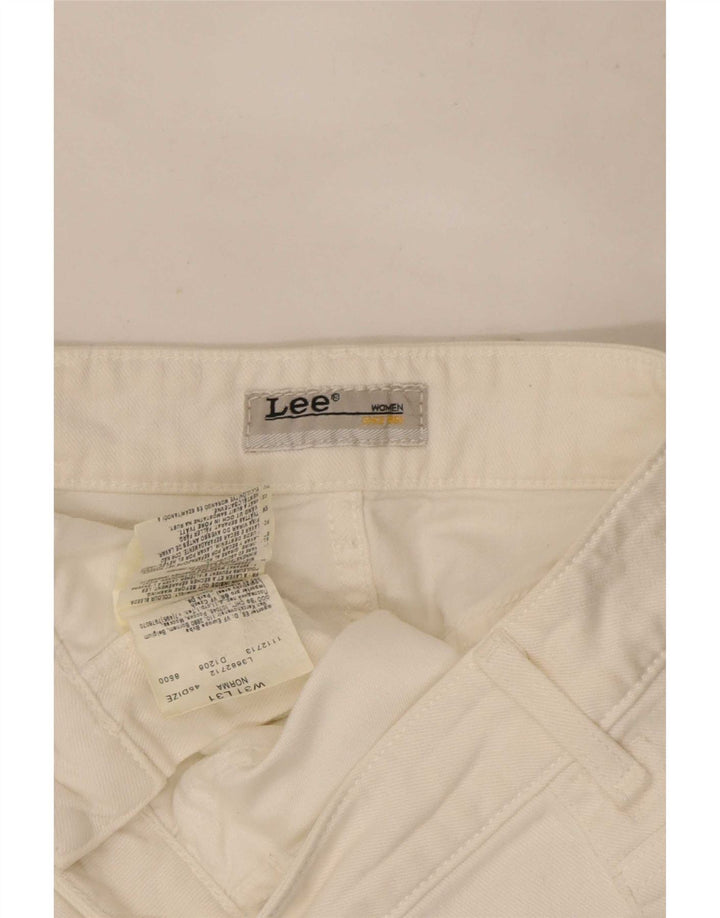 Lee Jean Droit Norma Femme W31 L29 Coton Blanc