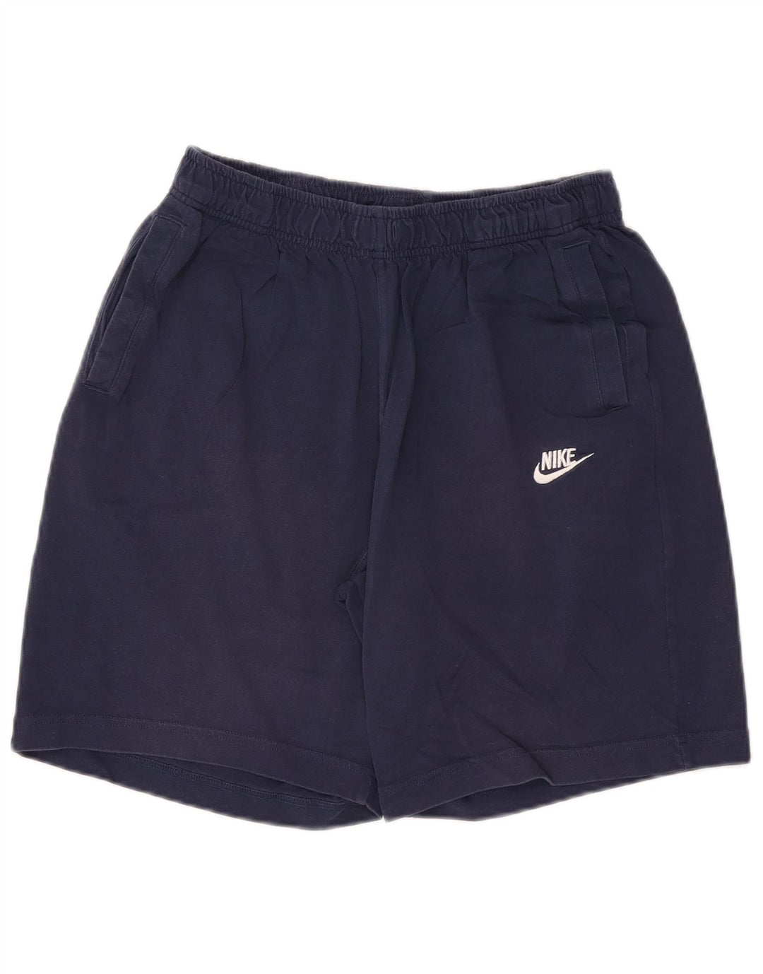 Nike Short de sport pour homme en coton bleu marine Taille L
