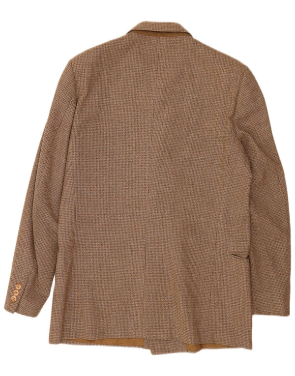 Luigi Botto Veste Blazer Croisée Homme IT 50 Large Laine Marron