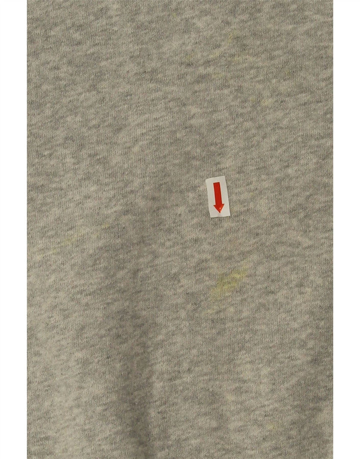 Zara Homme Sweatshirt Jumper Grand Coeur Moucheté Gris