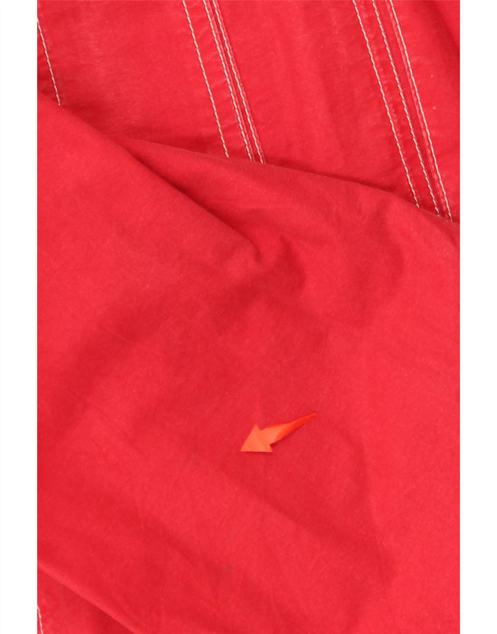 MASH Veste utilitaire à capuche surdimensionnée pour femme UK 14 Coton rouge moyen