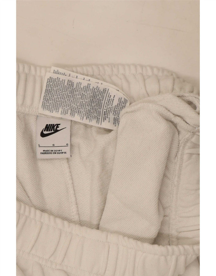 Nike Short de sport cargo pour homme en coton blanc Taille L