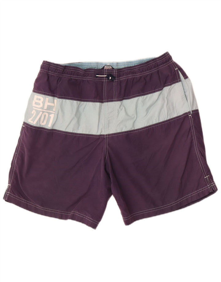 Marks & Spencer Short de Bain Blue Harbour Homme Violet Large Colorblock